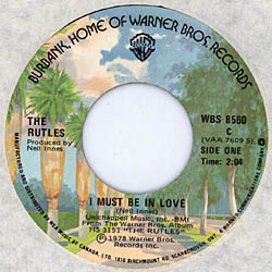 A-Side Label of Canadian Single